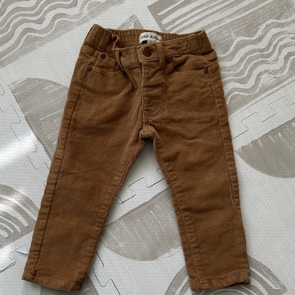 Kids Brown Corduroy Jeans
